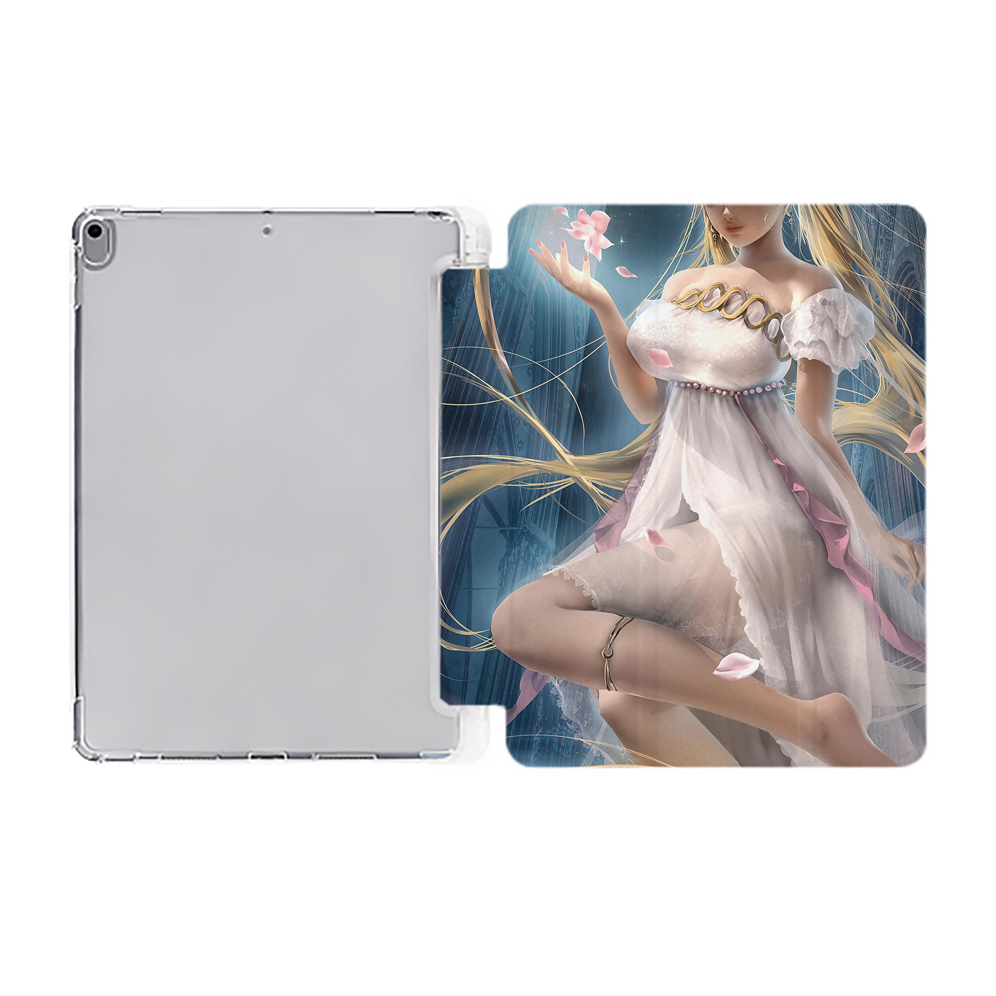 （画像用） 美少女戦士セーラームーン Sailor Moon IPad ケース ペン収納付き 三つ折りスタンド PUレザー×シリコン 対応機種9.5/10.5/10.9インチ